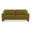 Farina Premium 3 Seater Fabric Sofa in Olive Green Colour
