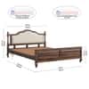 Verona Shesham Solid Wood Queen Size Bed Non Storage Bed In Provincia Teak Finish
