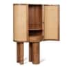 Andaman Jolly Buoy Solid Wood Bar Unit in Brown Colour