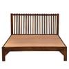 Solacewood King Size Bed Without Storage in Provencial Teak Finish