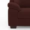 Esquel Premium 3 Seater Fabric Sofa in Deep Crimson Velvet Colour
