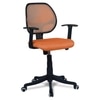 Jaazza Low Back Ergonomic Chair in Orange Colour