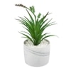 Attractive Faux Plant With White Ceramic Pot