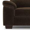Esquel Premium 1 Seater Fabric Sofa in Dark Earth Colour