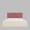 Nirodhah Engineered Wood Queen  Size Bed With Hydraulic Storage (Melamine Finish, White Colour)