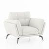 Vetra 1 Seater Leather Sofa In White
