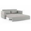 Camden 3 Seater Pull Out Sofa cum Bed In Vapour Grey Colour