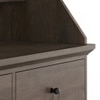 Riveria Solid Wood Bar Cabinet (Danish Walnut Finish)