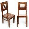 Oliver Sheesham Wood Set of 2 Dining Chairs in Teak Finish