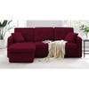 Leo  Pull Out Sofa cum Bed  in Maroon Colour