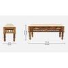 Girli Solid Wood Bench