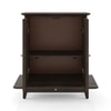 Devoto Solid Wood Prayer Unit 2 Door In Dark Chestnut Finish