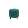 Daviana Boucle Fabric Lounge Chair in Green Colour