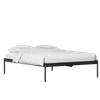 Pinner Metal Non Storage Queen Bed in Satin Black Finish