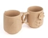 Beige Terra Bloom Modern Ceramic Mug Set
