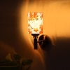 Devansh Metal Electric Wall Light in Gold Colour with Multi Shade Count of 1 Light