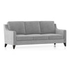 Abbey Sofa (Colour : Granite Weave, Cushion : Hard, Seating Capacity : 3 Seater)