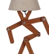 Man Table Lamp in Brown Shade