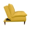 Della 3 Seater Sofa Cum Bed In Yellow Colour