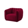 Rosa Fabric Sofa (Maroon)