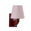 Devansh Solid Wood Electric Wall Light in Grey Colour with Grey Shade Count of 1 Light