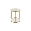 Morag Metal Side Table in  Gold Finish