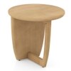 Kaya Solid Wood Side Table in Oak Finish