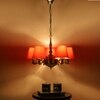 Devansh Wood Wall Mounted Lamp With Black Cotton Shade