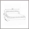 Casa Haven Relax Queen Size Bed in velvet With Engineered Hardwood Frame & Hydraulic Storage