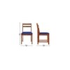 Agronomo Solid Wood Dining Chair in Provincial Teak Finish - Set of 2