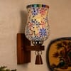 Devansh Metal Electric Wall Light in Black Colour with Multi Shade Count of 1 Light