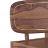 Nimbus Solid Wood Queen Size Bed Without Storage (Teak Finish)