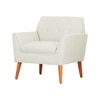 Thomas Fabric Lounge Chair in Light Green Color