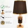 ELARE Modern Crystal Lighting Bedroom Bedside Luxury Fashion Table Lamp