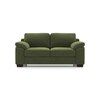 Esquel Essential 2 Seater Fabric Sofa In Moss Green