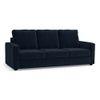 Apollo Compact Sofa Set (Colour : Sea Port Blue Velvet, Cushion : Hard, Back Type : High Back, Seater : 3+2+1)