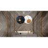 Black & White Metallic Plates Wall Art