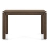 Atlas Solid Wood 4 Seater Dining Table With 4 Casey Swivel Dining Chairs (Finish : Danish Walnut, Chair Colour : Dual Tone)