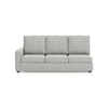 Apollo Sofa (Colour : Vapour Grey, Cushion : Soft, Back Type : High Back, Seating Capacity : Right Aligned 3 Seater + Right Aligned Chaise + Ottoman)