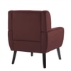 Derel Solid Wood Accent Chair in Pink Colour