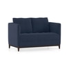 Florence Premium 2 Seater Fabric Sofa in Lapis Blue Colour