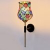 Devansh Metal Electric Wall Light in Black Colour with Multi Shade Count of 1 Light