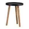 Metalsmith Solid Wood Side Table in Natural Finish