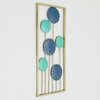 W-Aniket Abstract Metal Wall Decor in Multicolor Set of 1