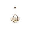 Masakee Four Light Brass Finish Contemporary Chandelier
