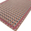 Jaipur Rugs Soft Diamond Wool Polyester Dhurrie Rug Red 6x10 ft