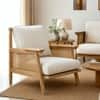 Editor One Seater Sofa Chair in Walnut Finish