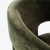 Nouve Solid Wood Dining Chair in Green Colour