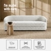 Elegantensemble Wood 3 Seater With Upholstery Non Storage Sofa In Grey Colour