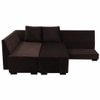 Melo 3 Seater Fold Out Sofa cum Bed  in Brown Colour